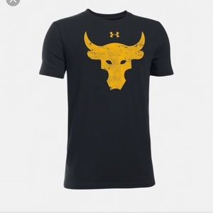 NWT boys XL Under Armour the Rock shirt